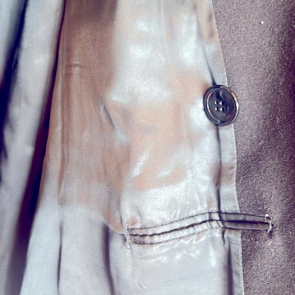 Wool Navy Blue Vintage Military Jacket - Picture 10 of 10